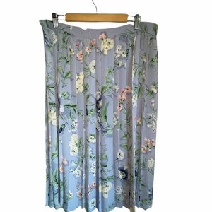 Alfred Dunner plus size floral pleated skirt.